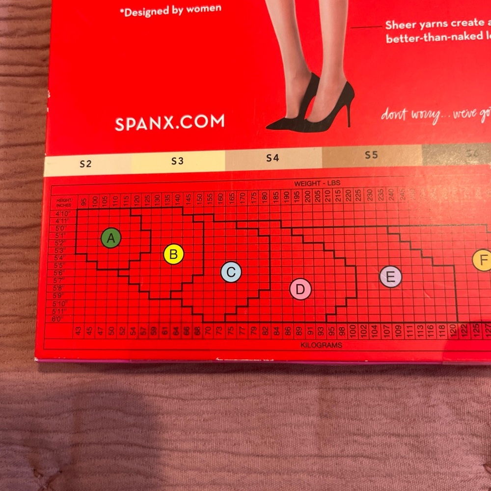 SPANX Sheer Shaper Tights in Nude - Picture 5 of 6